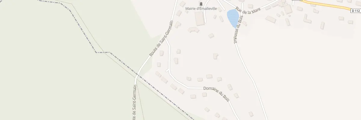 Plan du 3 Dom du Bois à Émalleville