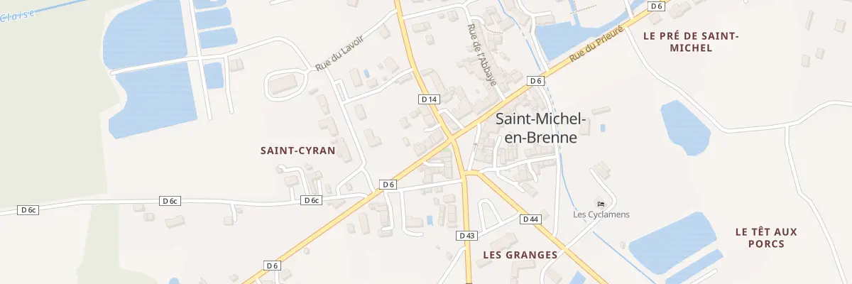Plan du 6 Rue de la Commanderie à Saint-Michel-en-Brenne