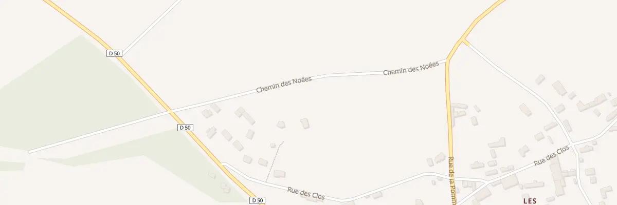 Plan du 4 Imp des Champs à Droisy