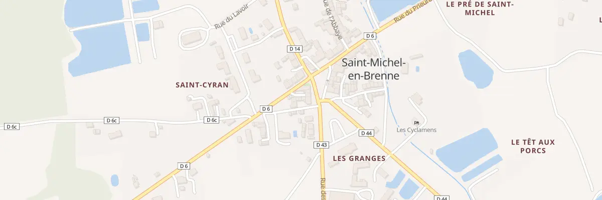Plan du 4 Rue de la Pinellerie à Saint-Michel-en-Brenne