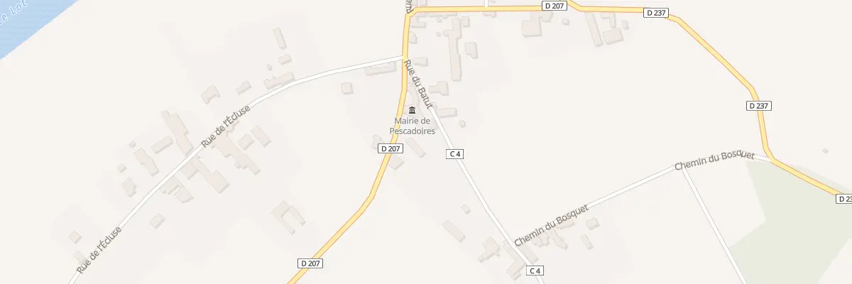 Plan du 5043 Le Village à Pescadoires