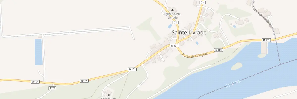 Plan du 5033 Rte des Vergers à Moissac