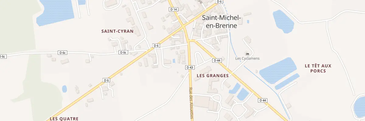 Plan du 8 Rue des Alouettes à Saint-Michel-en-Brenne