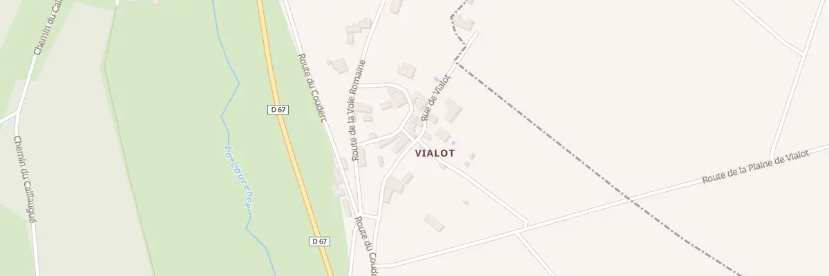Plan du 181 Rue de Vialot à Auriac-du-Périgord