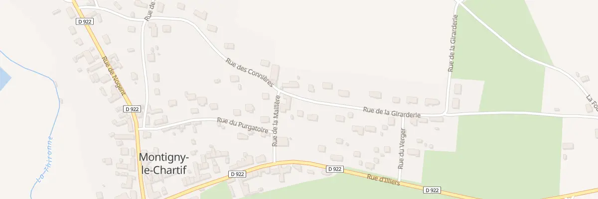 Plan du 1 Rue de la Girarderie à Montigny-le-Chartif