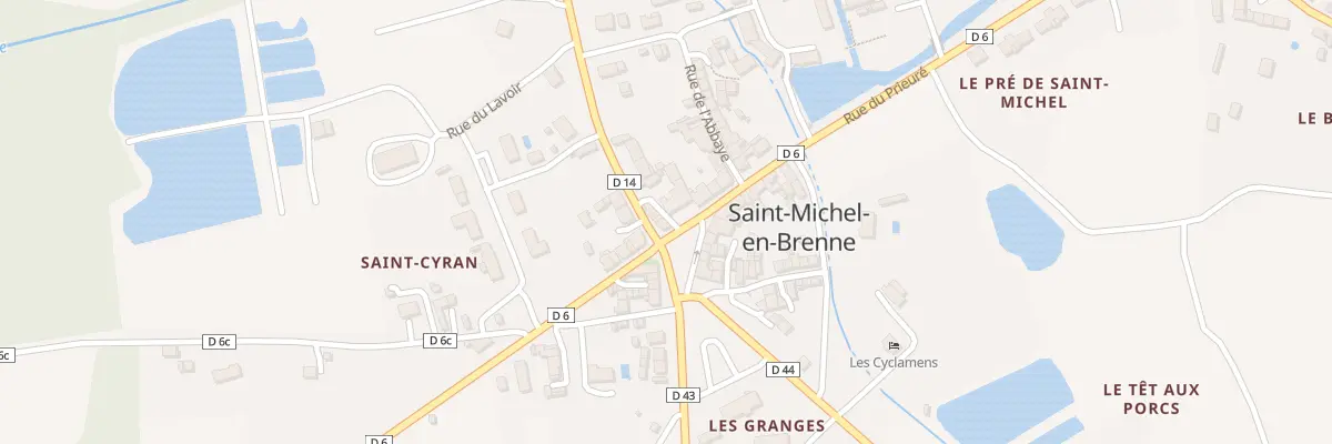 Plan du 2 Rue du Pont Dagobert à Saint-Michel-en-Brenne