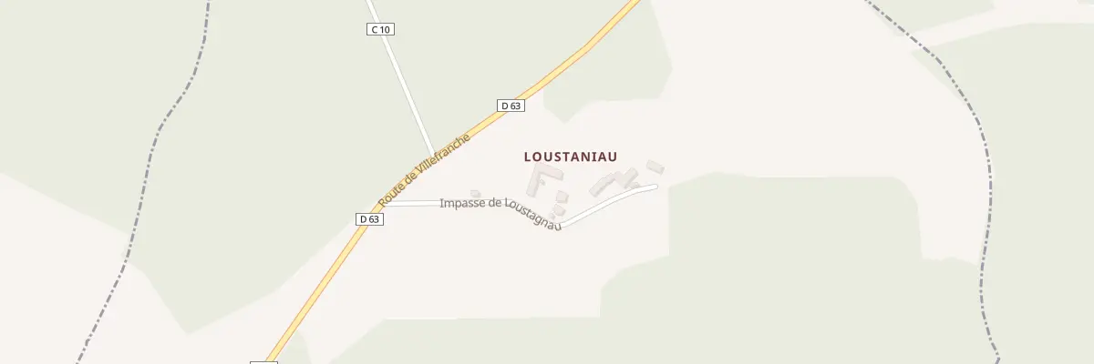 Plan du 111 Imp de Loustagnau à Marminiac