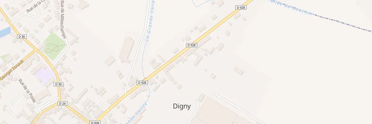 Plan du 11 Rue du Mal Leclerc à Digny