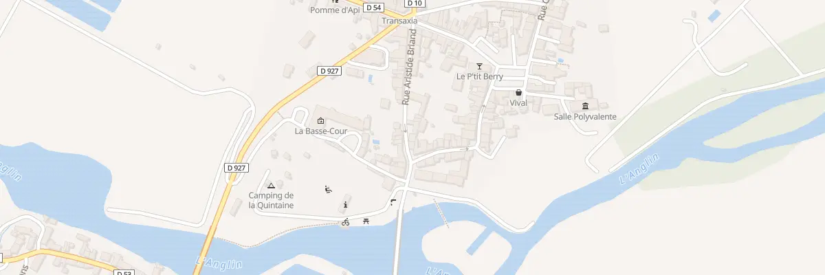 Plan du 11 Rue Aristide Briand à Bélâbre