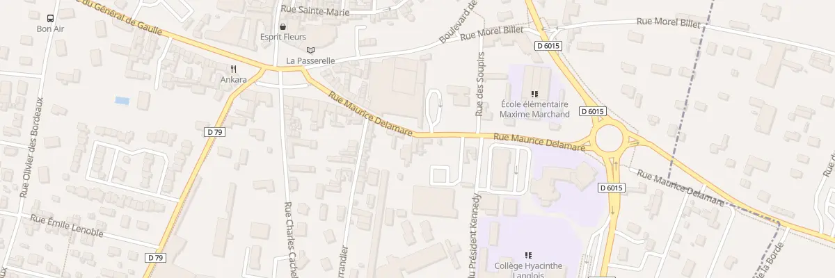 Plan du 12 Rue Maurice Delamare à Pont-de-l’Arche