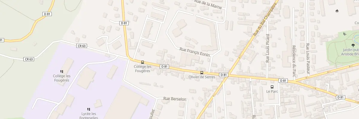 Plan du 85 Rue Massacre à Louviers
