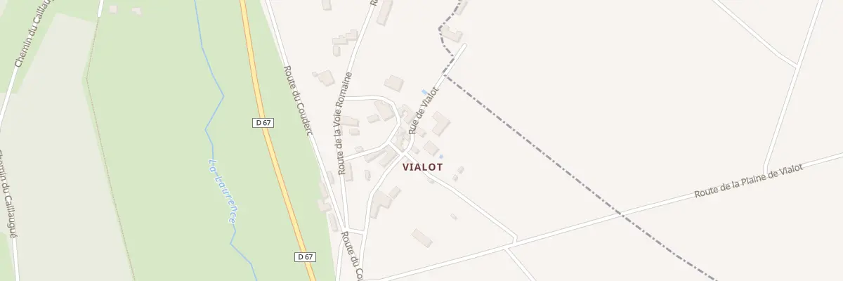 Plan du 196 Rue de Vialot à Auriac-du-Périgord