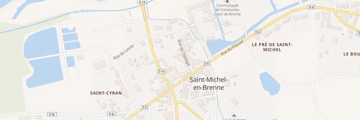 Plan du 7 Rue de l’Abbaye à Saint-Michel-en-Brenne