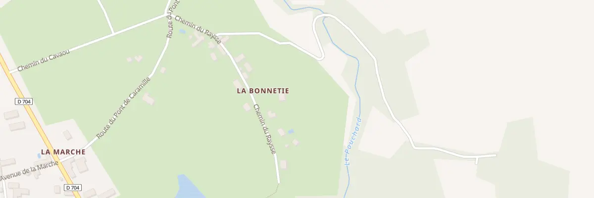 Plan du 135F Les Bonneties à Saint-Rabier