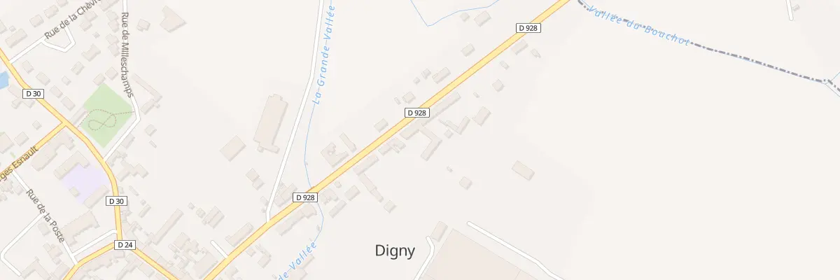 Plan du 9 Rue du Mal Leclerc à Digny