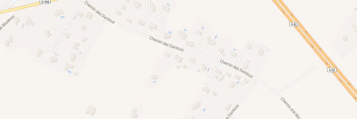 Plan du 358 Che des Dantous à Castelsarrasin