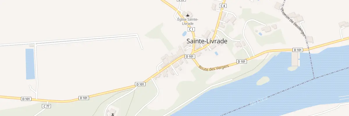 Plan du 5067 Rte des Vergers à Moissac