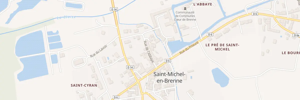 Plan du 10 Rue de l’Abbaye à Saint-Michel-en-Brenne