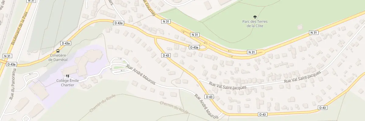 Plan du 17 Rue de la Table de Pierre à Darnétal