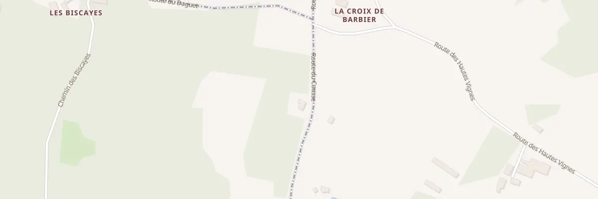 Plan du 278 Les Croix à Saint-Pompon