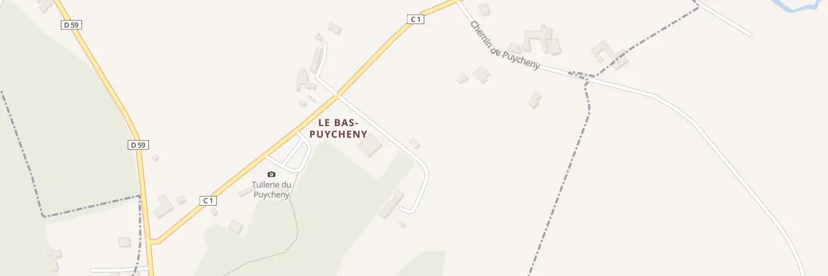 Plan du 3 Car de Puycheny à Saint-Hilaire-les-Places