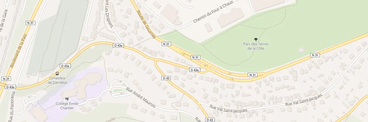 Plan du 2 Rue Alexandre Lesguillez à Darnétal
