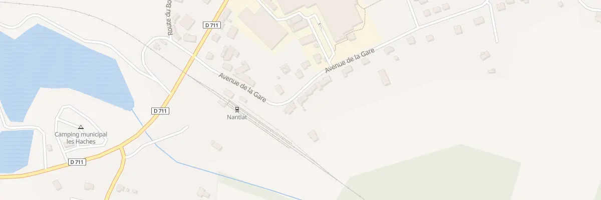 Plan du 103 Av de la Gare à Nantiat