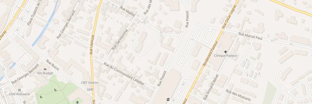 Plan du 35 Rue Passot à Évreux
