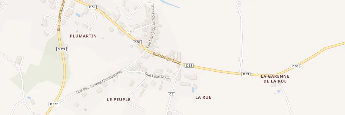 Plan du 5441 Rue George Sand à Bélâbre