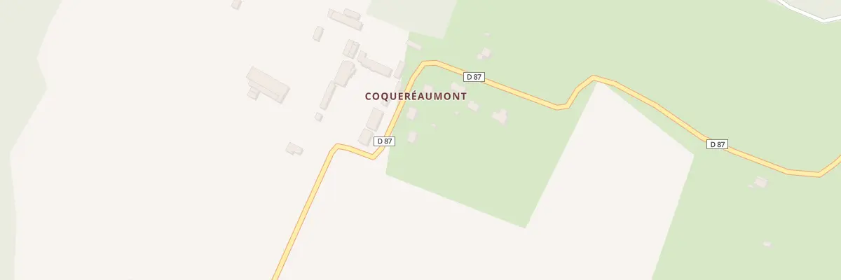 Plan du 1791 Rte de Coquereaumont à Saint-Georges-sur-Fontaine