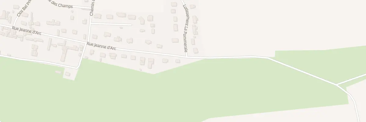 Plan du 94 Rue Jeanne d’Arc à Petit-Caux