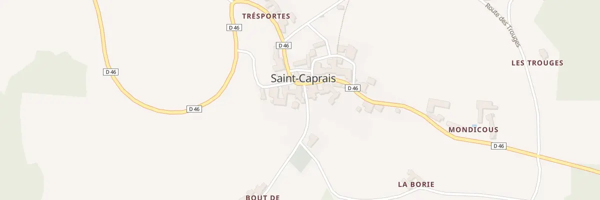 Plan du 22 Rte de l’Auberge à Saint-Caprais