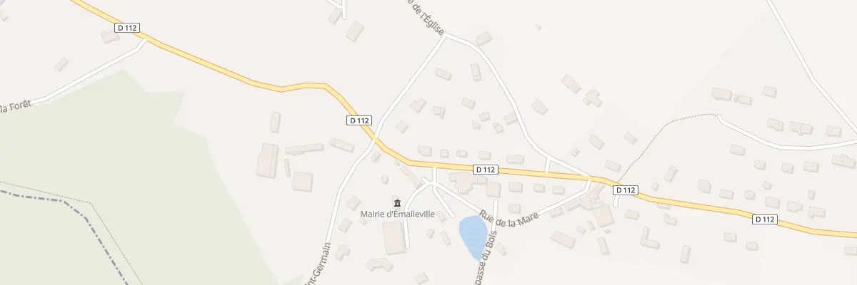 Plan du 23B Rue de la Mairie à Émalleville