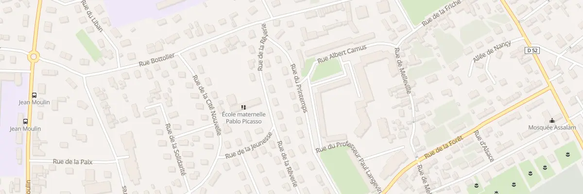 Plan du 10 Rue du Printemps à Évreux