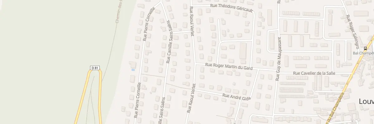 Plan du 21 Rue Raoul Verlet à Louviers