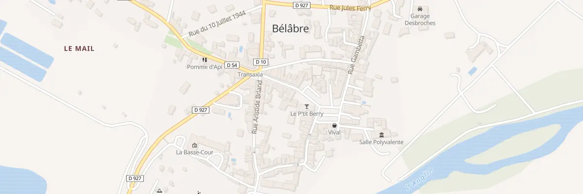 Plan du 4 Pl de la République à Bélâbre
