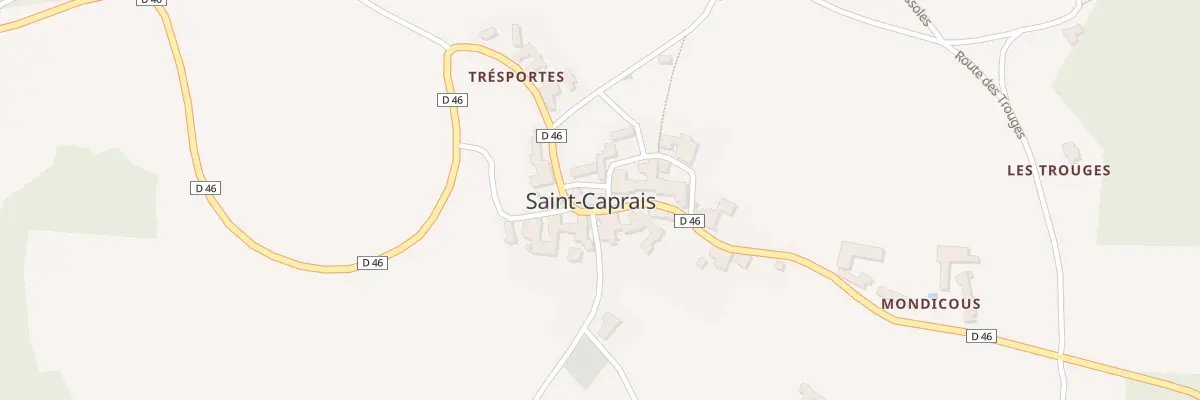 Plan du 5038 St Caprais à Saint-Caprais