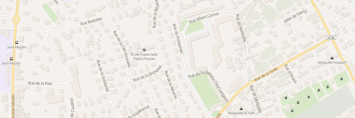 Plan du 14 Rue du Printemps à Évreux