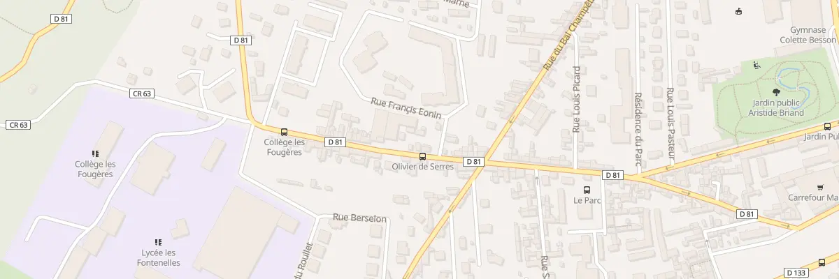 Plan du 73 Rue Massacre à Louviers