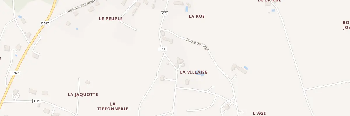 Plan du 5639 La Villaise à Bélâbre