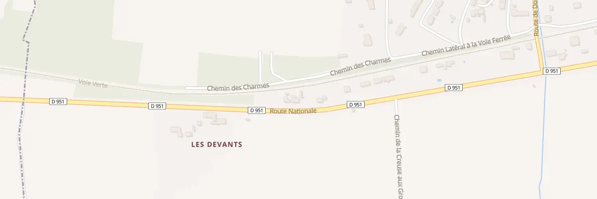 Plan du 148 Rte Nationale à Ruffec