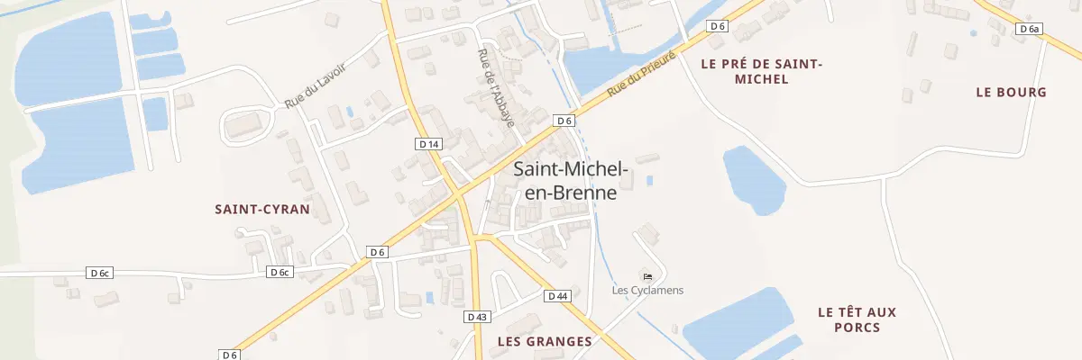 Plan du 4 Rue du Sergent G. Merlot à Saint-Michel-en-Brenne