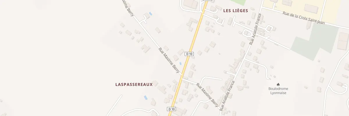 Plan du 2 Rue Maxime Berry à Bélâbre