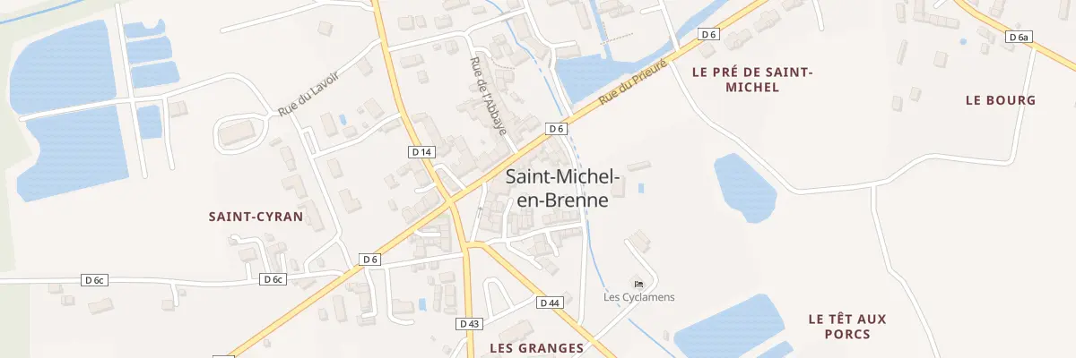 Plan du 6 Rue du Sergent G. Merlot à Saint-Michel-en-Brenne