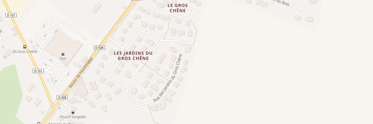 Plan du 366 Rue des Jardins du Gros Chene à Isneauville