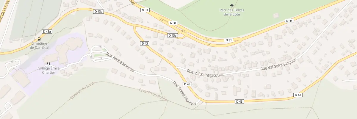 Plan du 21 Rue de la Table de Pierre à Darnétal