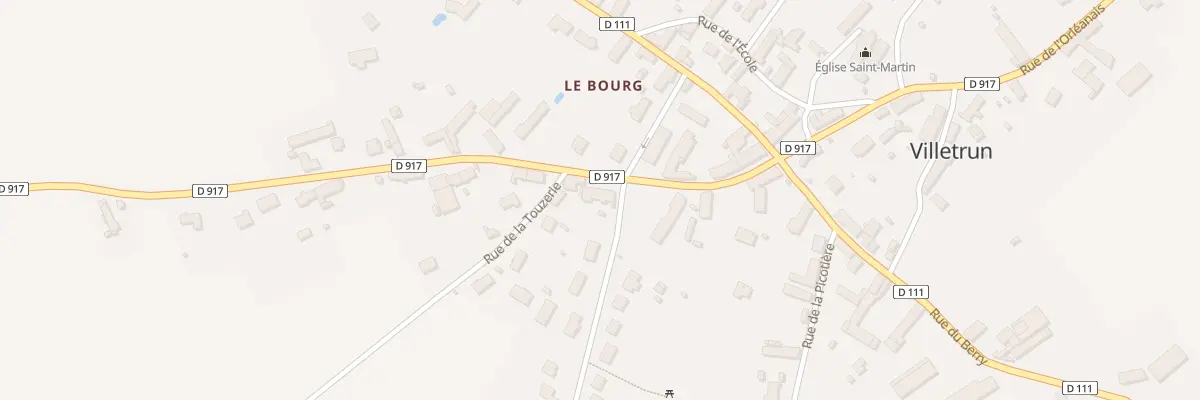 Plan du 7 Rue de Touraine à Villetrun
