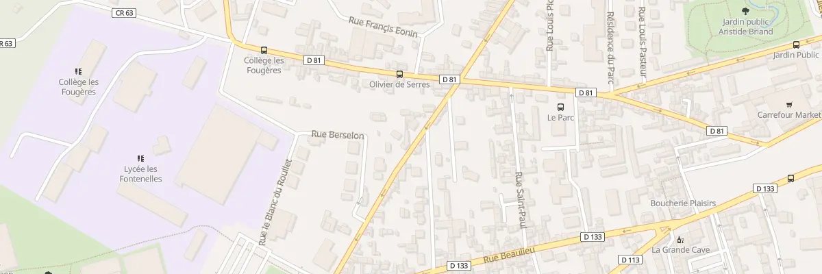 Plan du 15 Rue des Fougères à Louviers