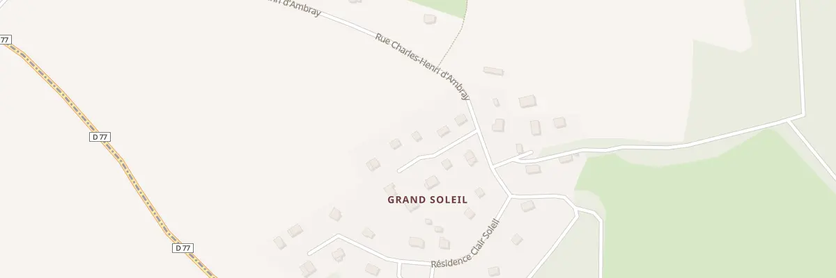 Plan du 8 Res les Peupliers à Saint-Honoré