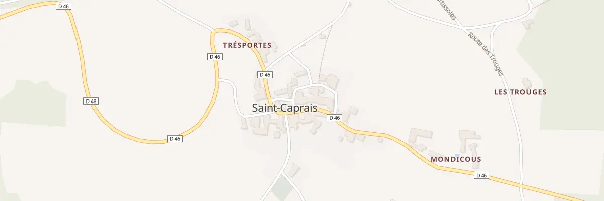 Plan du 5039 St Caprais à Saint-Caprais